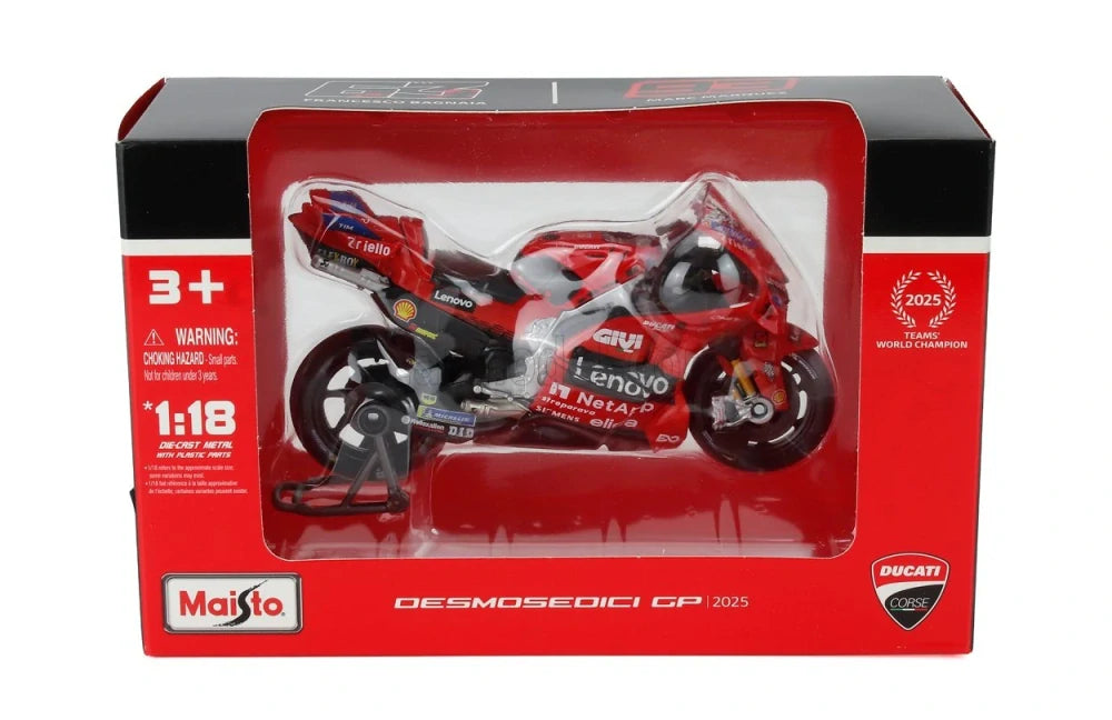 Maisto Ducati MotoGP GP25 Model 1:18 – Marc Marquez #93