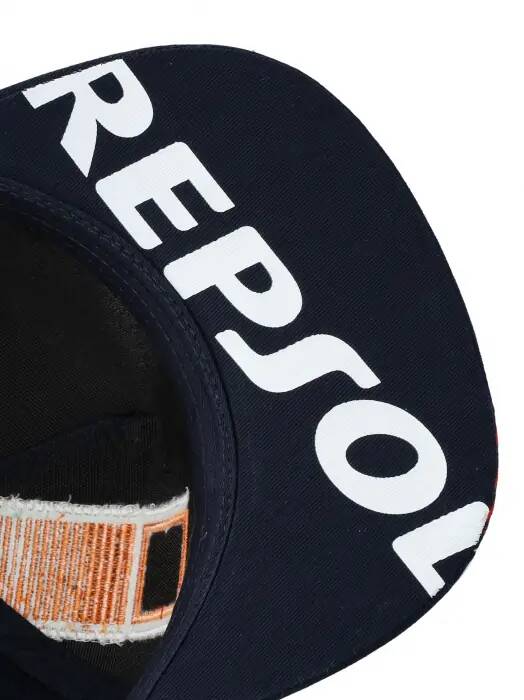 Șapcă de echipă Repsol cu cozoroc drept, bleumarin