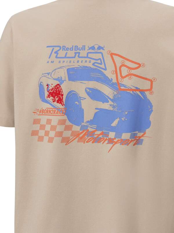 Red Bull Ring RACE casual T-shirt with Porsche motif