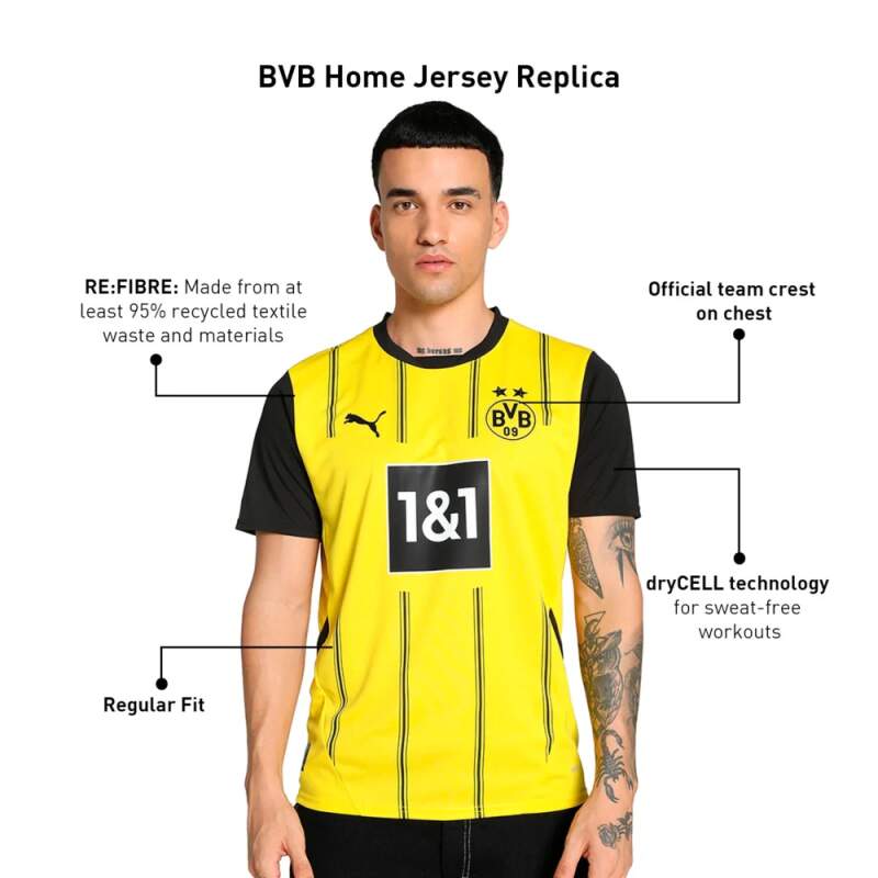 Tricou de acasă BVB Dortmund Puma 24/25 - Replica