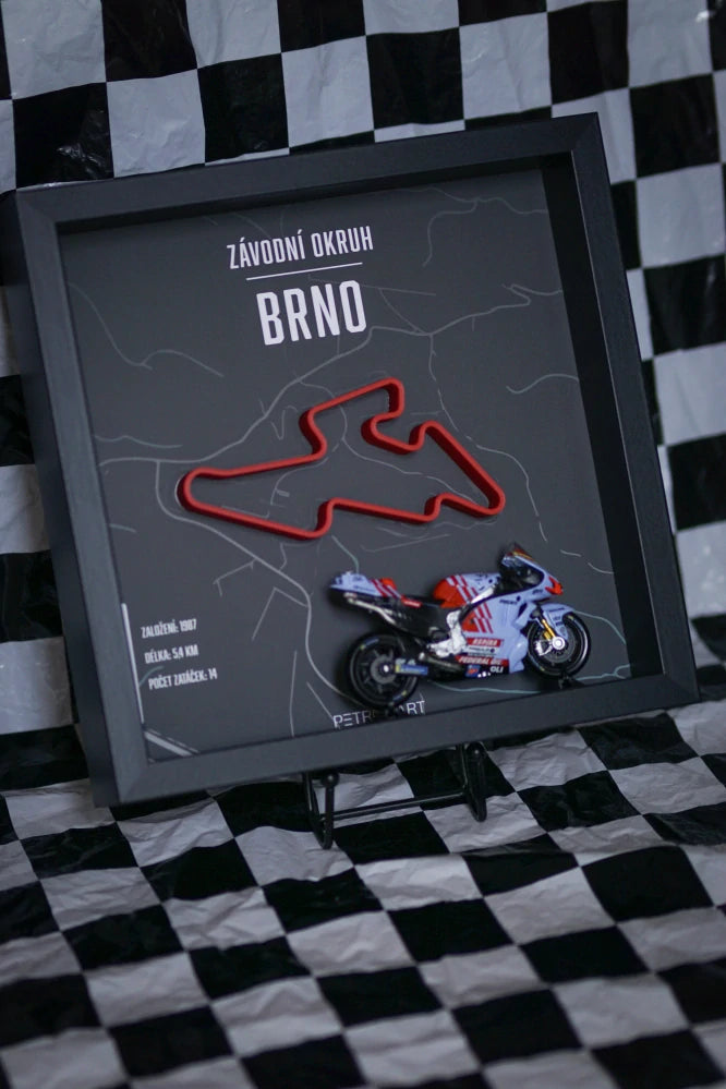 Tablou 3D Petrol Art – Marc Marquez, Brno