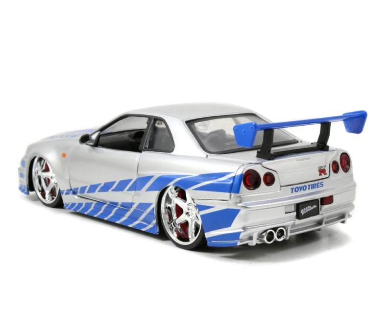 Machetă Fast & Furious Nissan Skyline R34 2002
