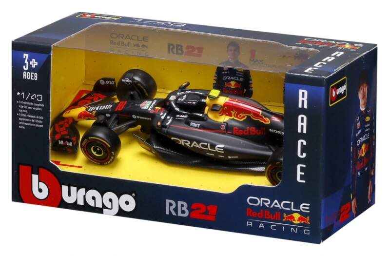 Machetă Red Bull F1 RB21 BBurago #22 Yuki Tsunoda 2025