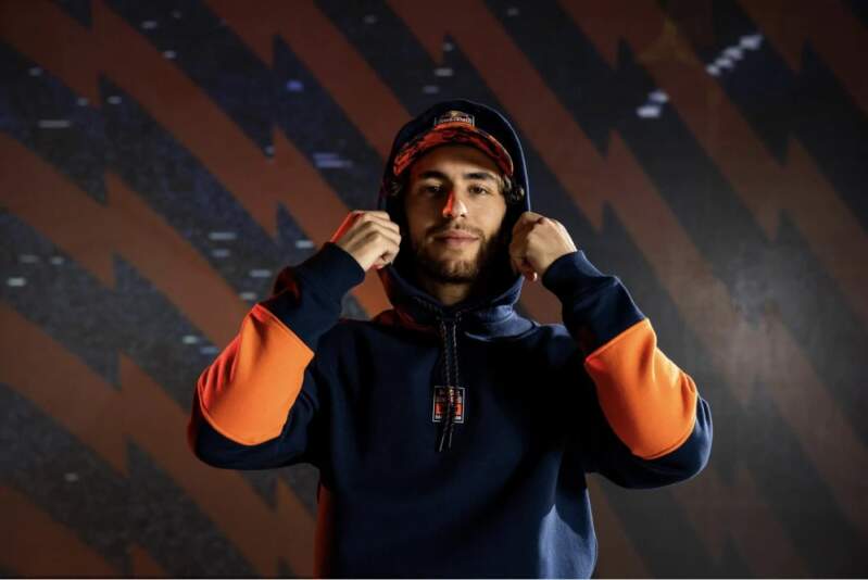Hanorac cu glugă KTM Red Bull Racing GRID bleumarin