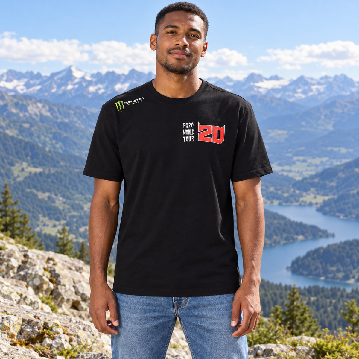 Tricou pentru fani Yamaha – Fabio Quartararo – World Tour – fotografie ilustrativă (AI)