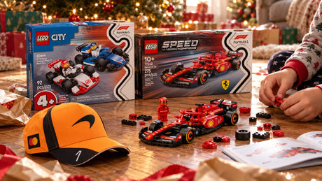 Cadou pentru un mic fan F1 și MotoGP: mărimi, LEGO în funcție de vârstă și machete – imagine ilustrativă generată cu AI