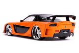 Machetă Fast & Furious Mazda RX-7 Tokyo Drift 1:24 cu figurină