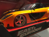 Machetă Fast & Furious Mazda RX-7 Tokyo Drift 1:24 cu figurină