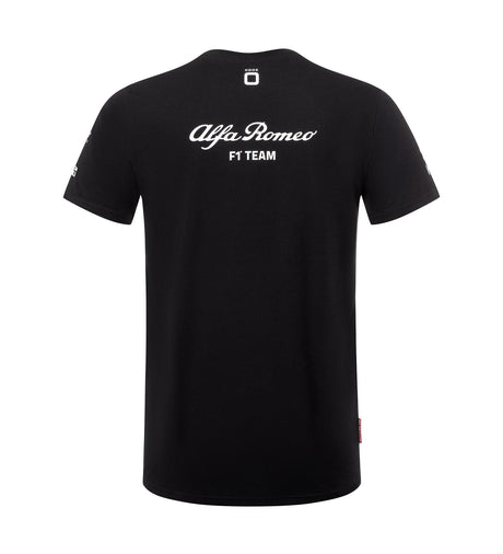 Tricou de echipă pentru copii Alfa Romeo F1 Team negru – 164 CM