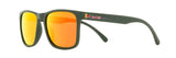 Red Bull Spect EDGE sunglasses green with mirrored lenses