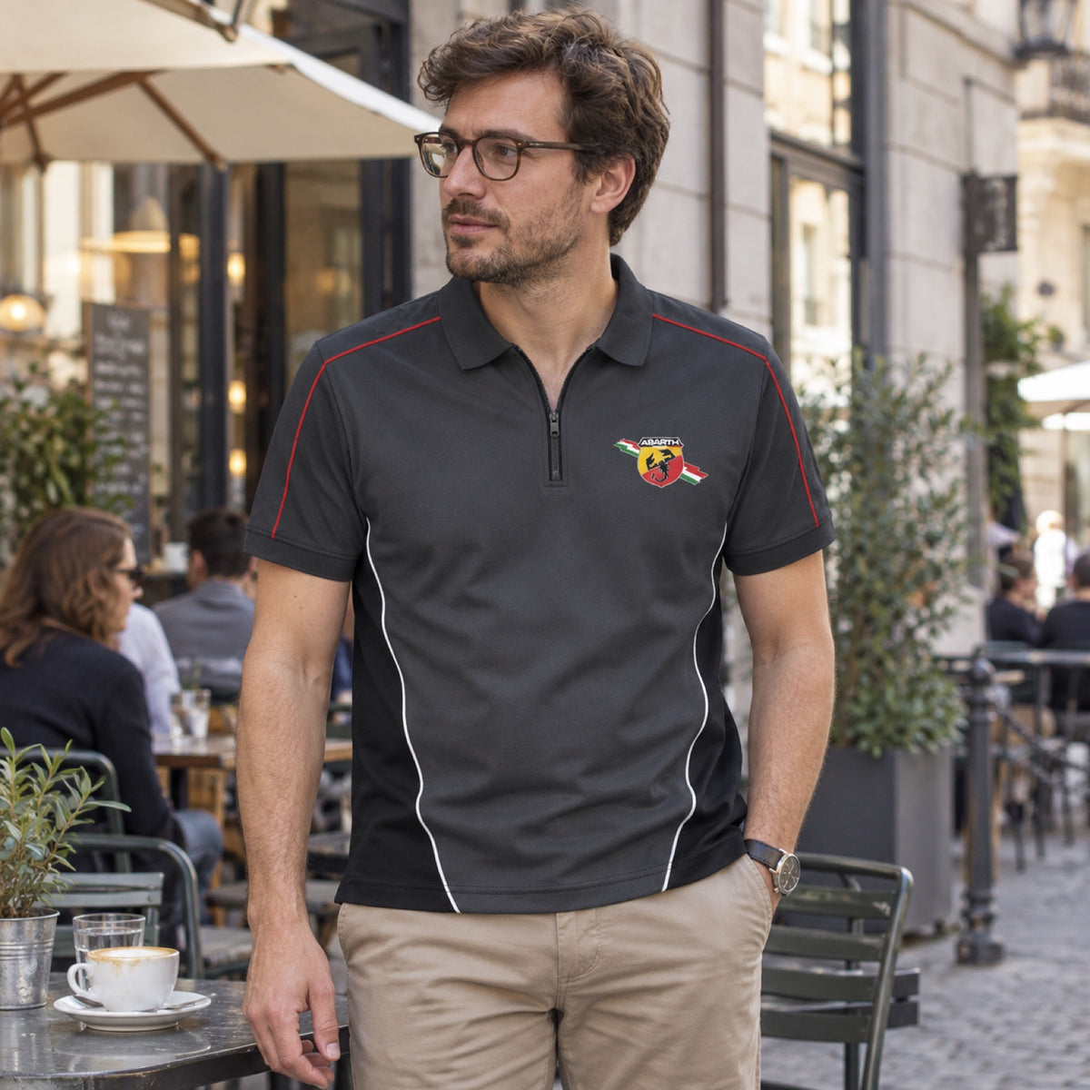 Abarth Polo Shirt – Grey – ilustrační foto (AI)