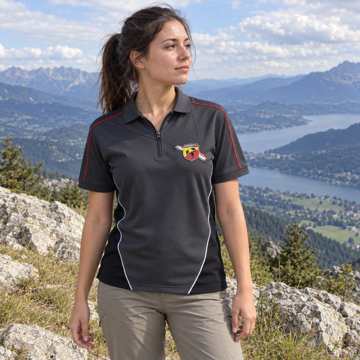 Abarth Polo Shirt – Grey – ilustrační foto 2 (AI)