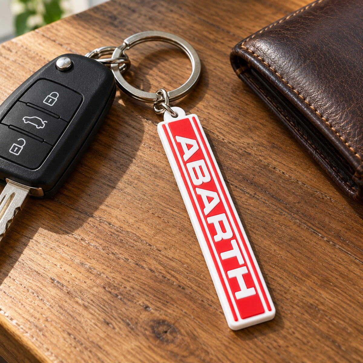 Abarth SOFT TOUCH Keyring – illustrative photo (AI)