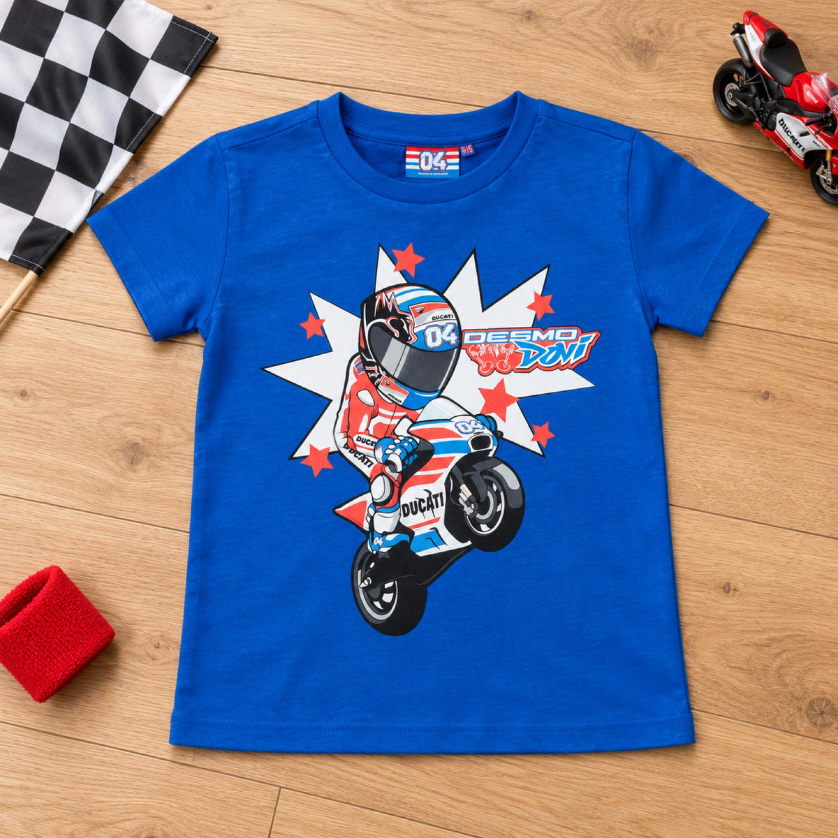 Tricou pentru copii Andrea Dovizioso CARTOON – fotografie ilustrativă (AI)