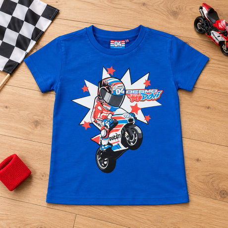 Tricou pentru copii Andrea Dovizioso CARTOON – fotografie ilustrativă (AI)