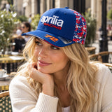 Șapcă de echipă Aprilia Racing Marco Bezzecchi x New Era – ediția Le Mans – fotografie ilustrativă (AI)