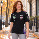 Aprilia Racing MotoGP Team T-Shirt with Sponsor Logos – illustrative photo (AI)