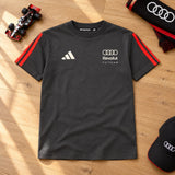 Tricou pentru copii Audi Revolut F1 x Adidas – gri, ediție casual – 152 cm – fotografie ilustrativă (AI)
