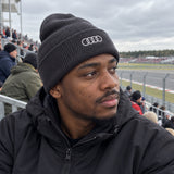 Audi Revolut F1 x Adidas Beanie – Dark Grey, Team Edition – ilustrační foto (AI)