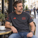 Audi Revolut F1 x Adidas Team T-Shirt with Sponsor Logos – Grey – ilustrační foto (AI)