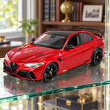 Machetă Bburago Alfa Romeo Giulia GTAm – roșie – fotografie ilustrativă (AI)