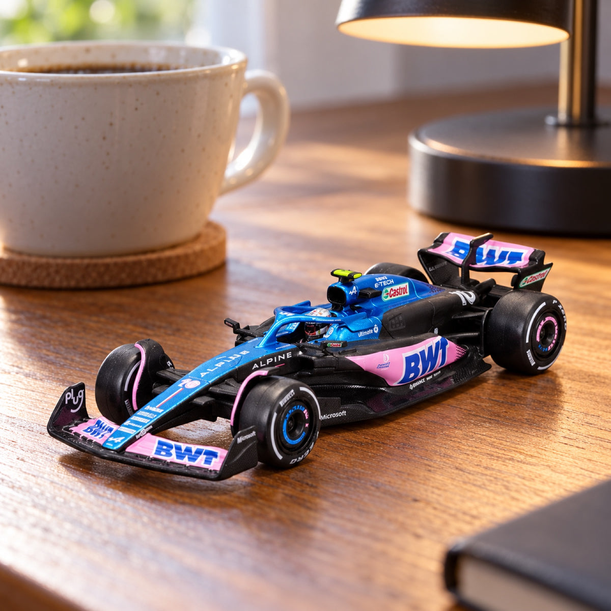 Machetă Alpine F1 A523 Bburago #10 Pierre Gasly 2023 1:43 – Signature – fotografie ilustrativă (AI)
