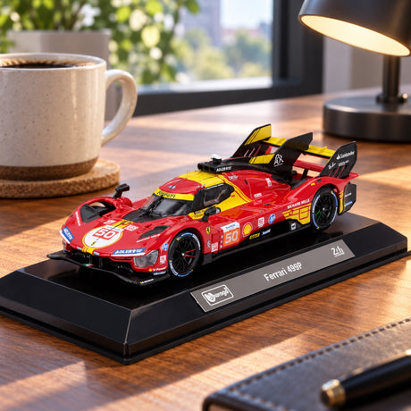 Ferrari 499P #50 Le Mans 2024 Winner Model 1:43 – Bburago – illustrative photo (AI)