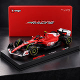 Machetă Scuderia Ferrari SF-23 BBurago #55 Sainz Las Vegas 2023 1:43 Signature – fotografie ilustrativă (AI)