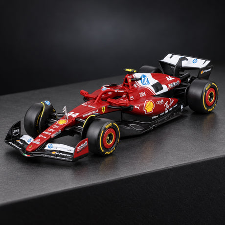 Machetă Bburago Scuderia Ferrari SF-25 #44 Lewis Hamilton 2025 1:43 – fotografie ilustrativă (AI)
