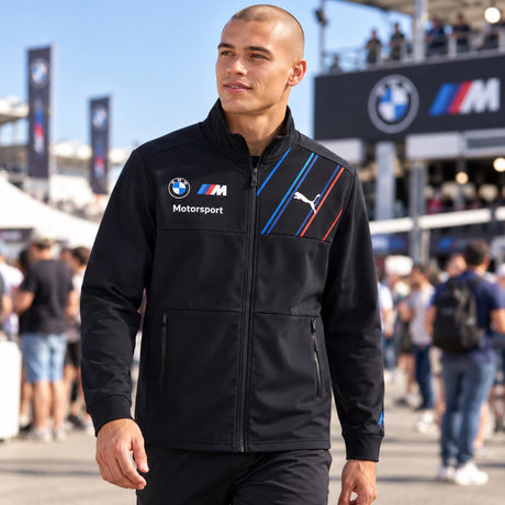 Geacă sport de echipă BMW Motorsport – bleumarin – fotografie ilustrativă (AI)