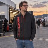 Hanorac pentru fani Ducati Corse cu logo – gri închis – fotografie ilustrativă (AI)