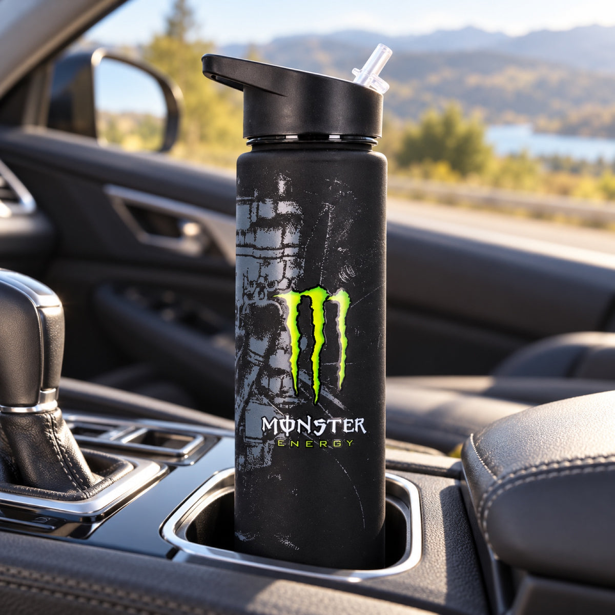 Ducati Corse – Monster Energy Water Bottle with Logo – illustrative photo (AI)