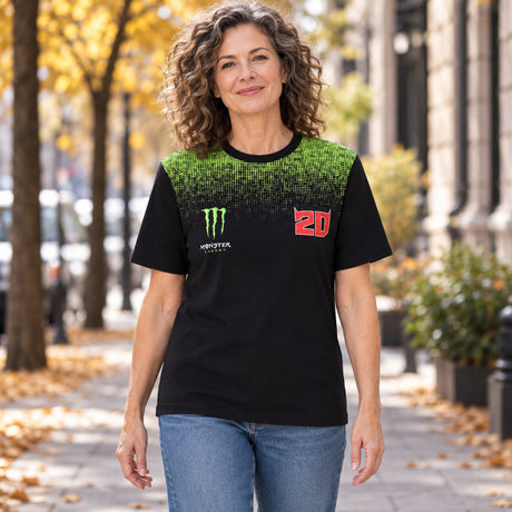 Tricou Fabio Quartararo Monster Energy – EL DIABLO – fotografie ilustrativă (AI)
