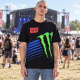 Tricou Fabio Quartararo Monster Energy cu logo – negru – fotografie ilustrativă (AI)