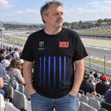Fabio Quartararo Monster Energy Stripes T-Shirt – Black – ilustrační foto (AI)