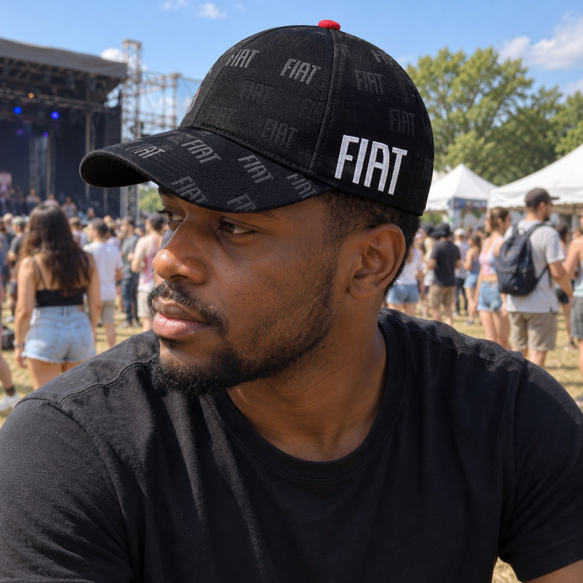 Fiat Cap – Black, Licensed Product – ilustrační foto (AI)