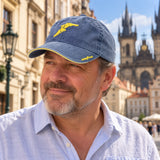 Șapcă pentru fani Goodyear Wingfoot – bleu deschis – fotografie ilustrativă (AI)