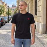 Haas F1 Team GRAPHIC T-Shirt with Logo – Black – ilustrační foto (AI)