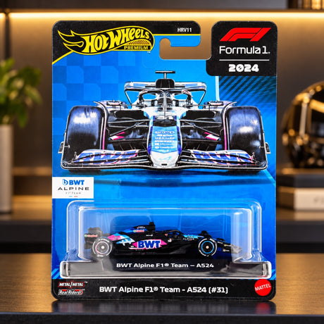 Machetă Hot Wheels F1 Premium – Esteban Ocon Alpine F1 – fotografie ilustrativă (AI)