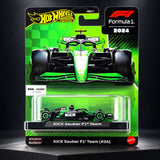 Machetă Hot Wheels F1 Premium – Zhōu Guànyǔ KICK Sauber F1 – fotografie ilustrativă (AI)