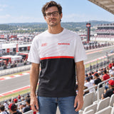 Tricou HRC Honda x Marc Marquez – alb – fotografie ilustrativă (AI)