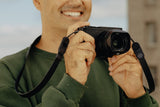 Peak Design Form - leather camera strap, long - black