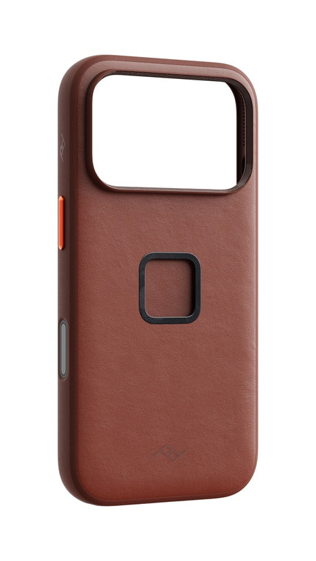 Peak Design Everyday Case Slimlink iPhone 18 Pro - Redwood Clarino
