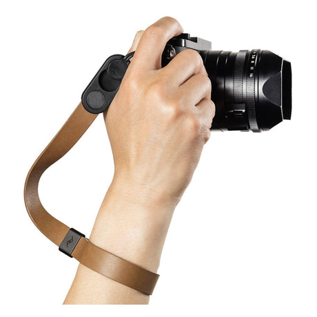 Peak Design Cuff - curea de piele pentru aparat foto, de încheietură - Brown