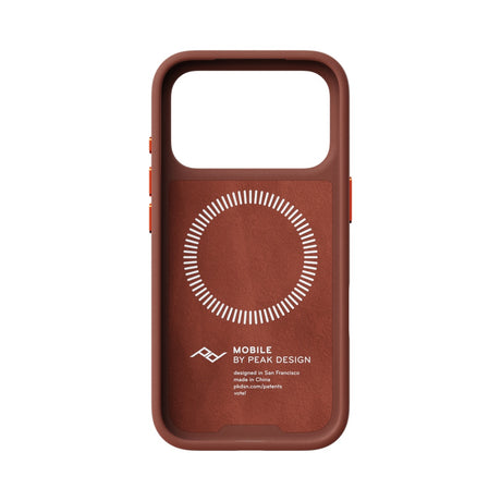 Peak Design Everyday Loop Case Slimlink iPhone 18 Pro - Redwood Clarino