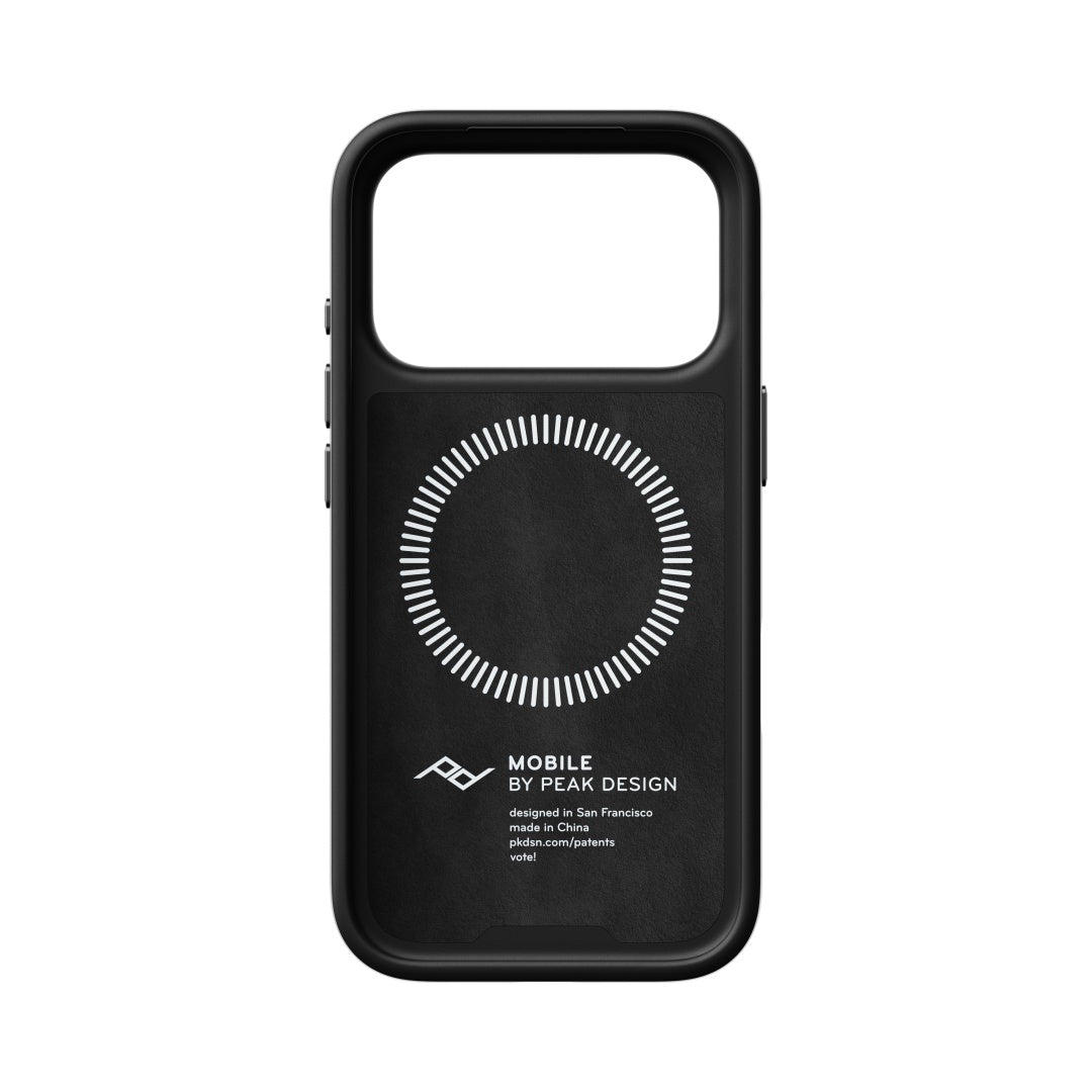 Peak Design Everyday Case Non-Slimlink iPhone 18 Pro - Black Leather