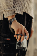 Peak Design Cuff - leather camera wrist strap - black