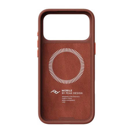 Peak Design Everyday Case Slimlink iPhone 18 Pro Max - Redwood Clarino
