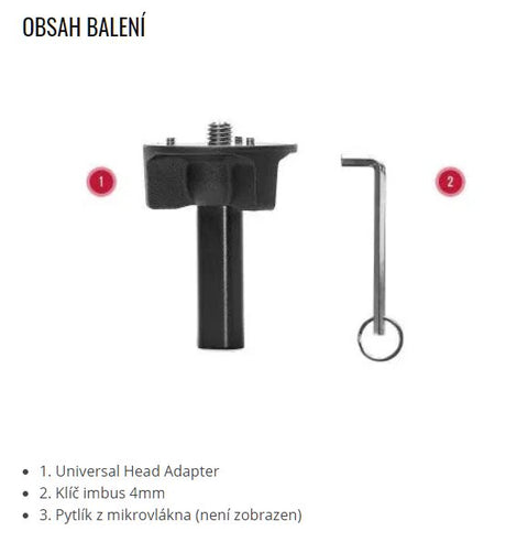 Peak Design adaptor universal pentru cap (Universal Head Adapter)