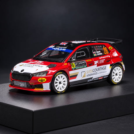 IXO Škoda Fabia Rally2 2024 Model No. 26 C. Ingram – Rallye Monte Carlo – illustrative photo (AI)